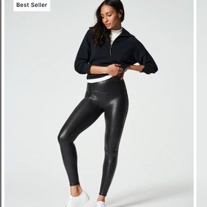 Spanx faux leather leggings